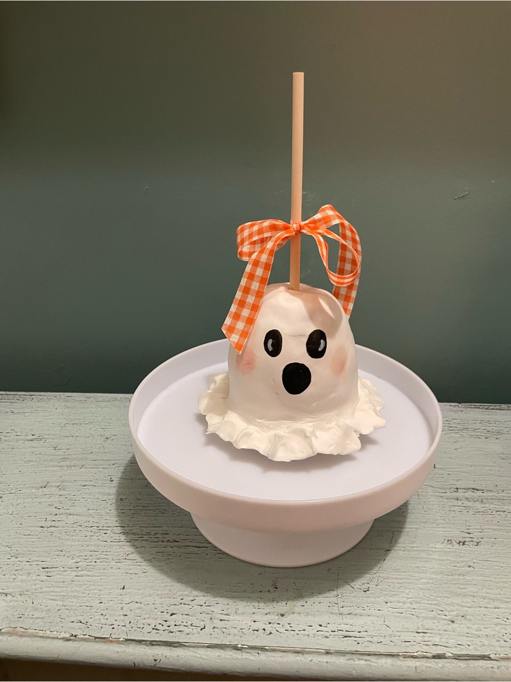 Boo candy apple